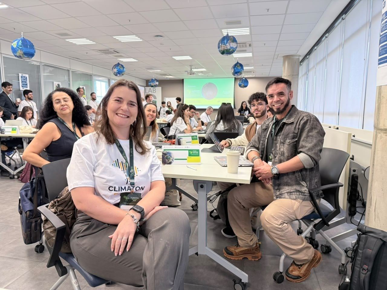 Equipe no Climaton Brasil