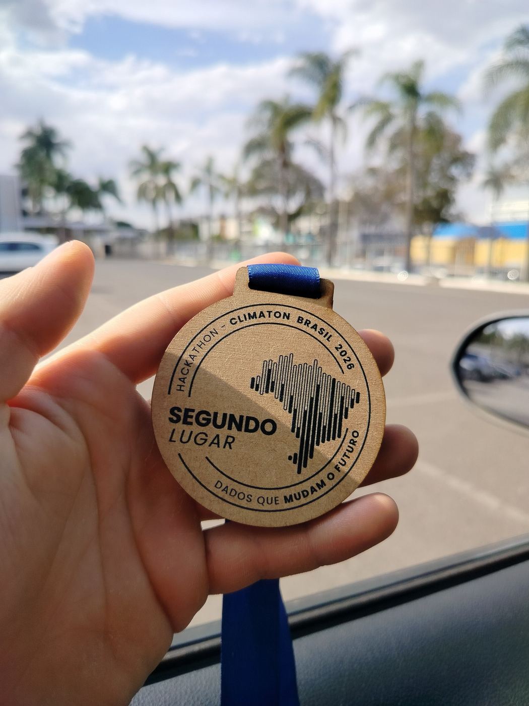 Medalha de segundo lugar Climaton Brasil 2026