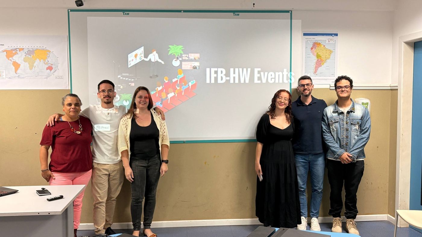Equipe do projeto Backend em JavaScript no IFB